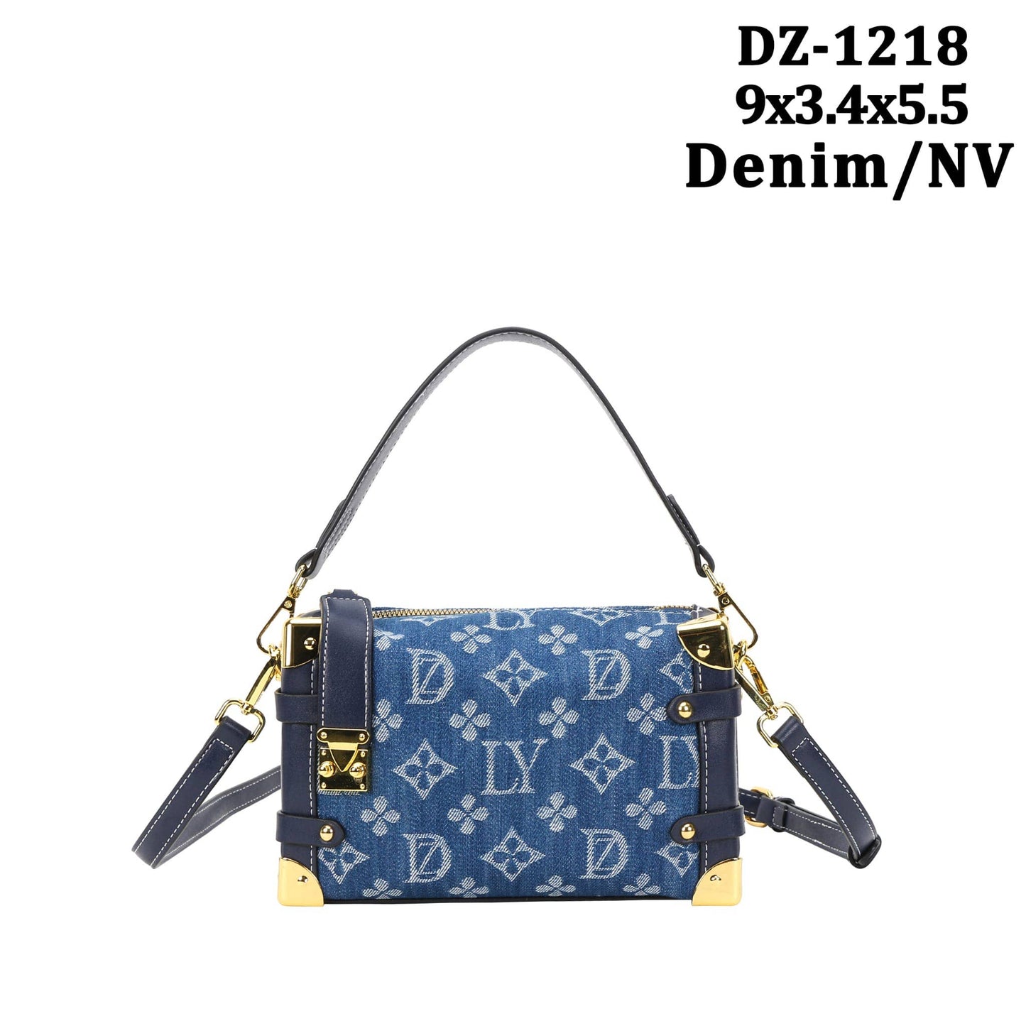 DZ-1218 Designer-Inspired Denim Crossbody & Shoulder Bag