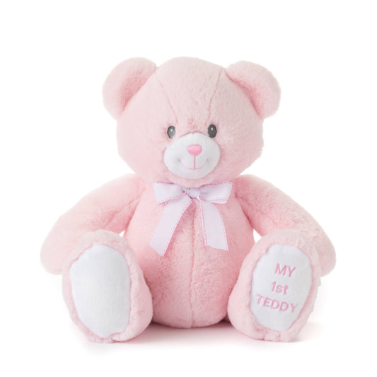 Everyday My First Teddy Bear Pink Medium 12" (28cm)