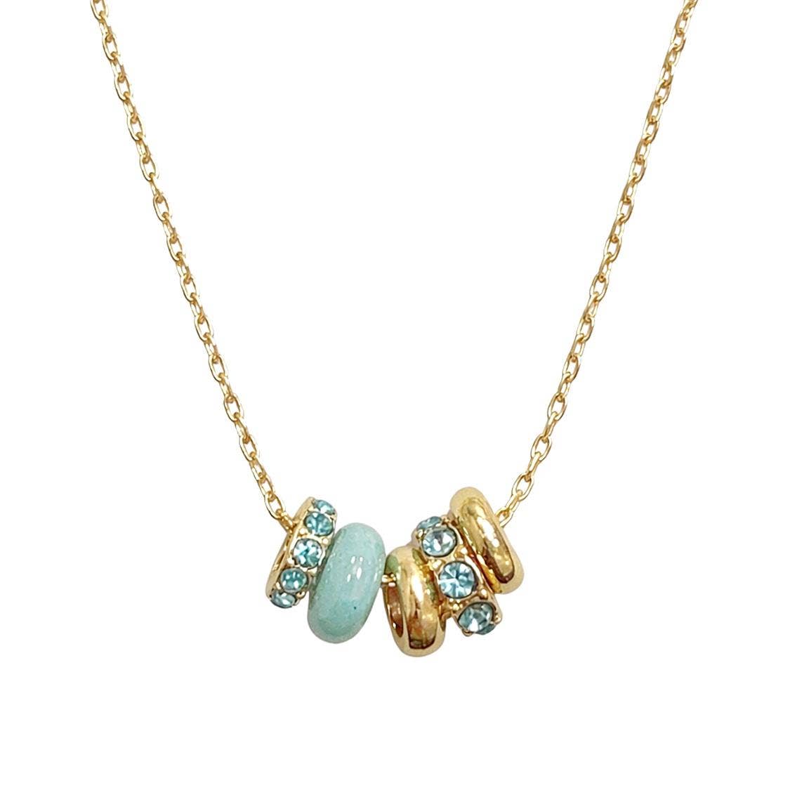 Multi-Bead Pendant Necklace  NW-72950 NW-72948