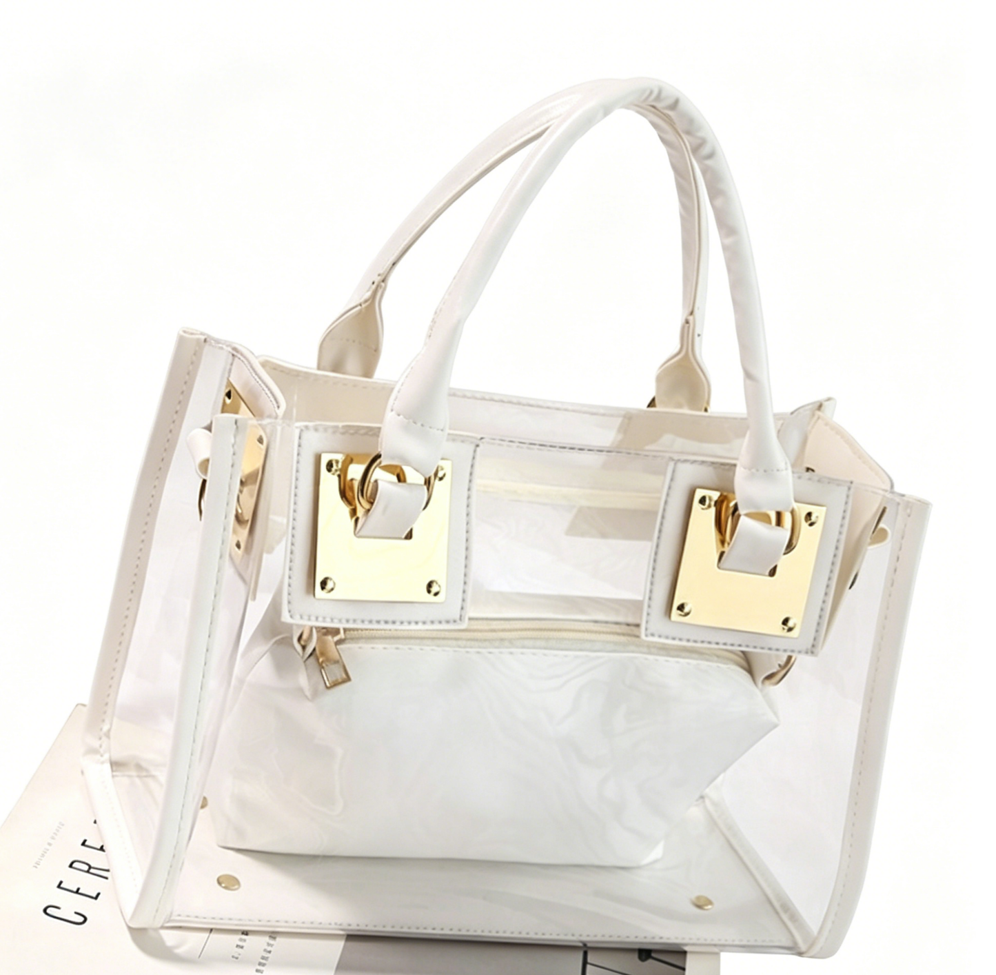 Clear Stadium Bag PVC Handbag Crossbody