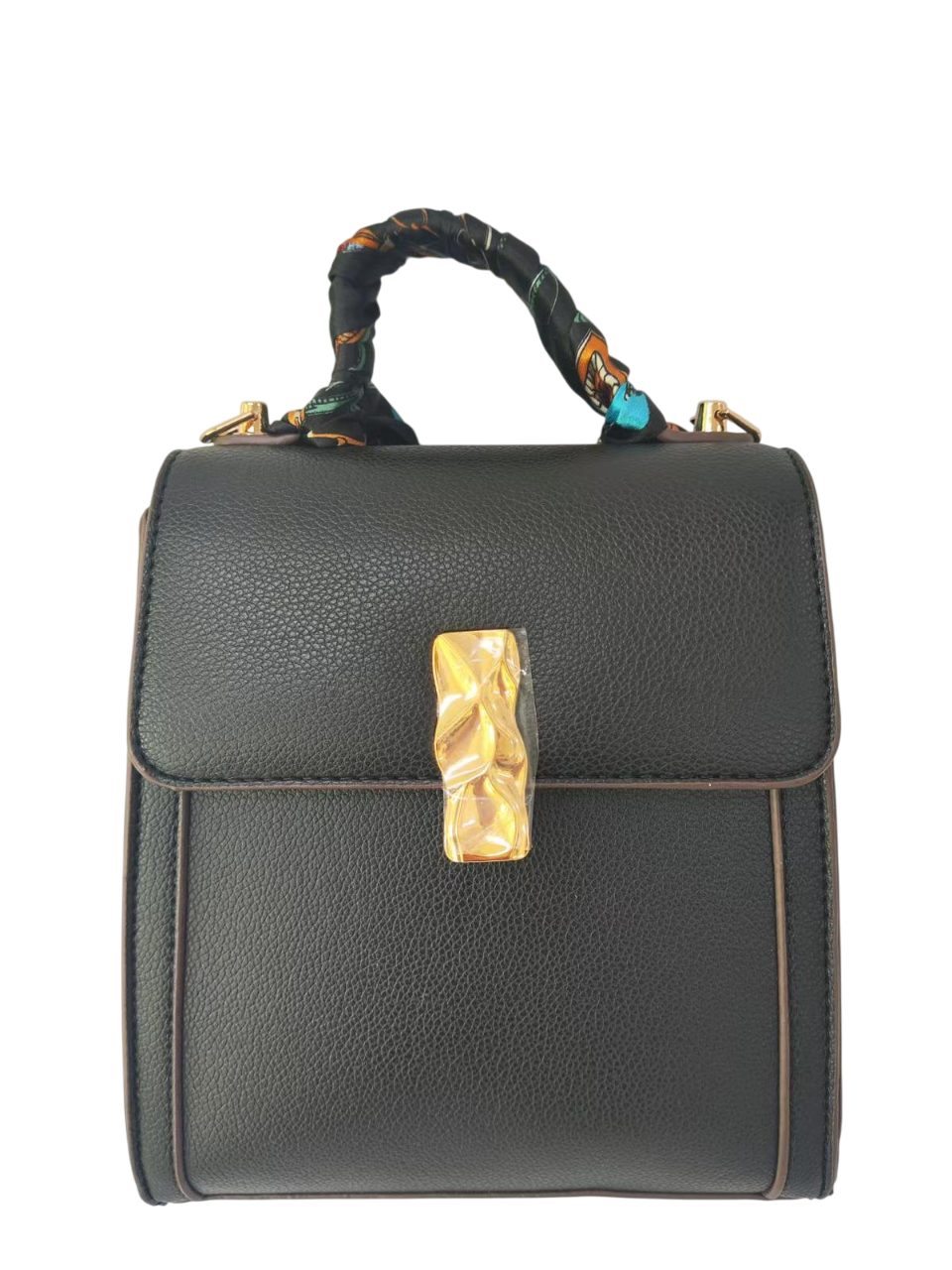 7525 - Crossbody Bag With Silk Scarf