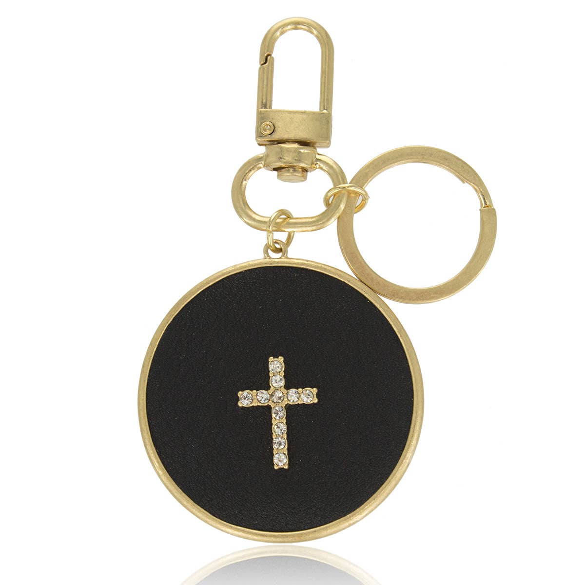 Cross Circle Leather, Keyring, Keychain, Phone Accessories