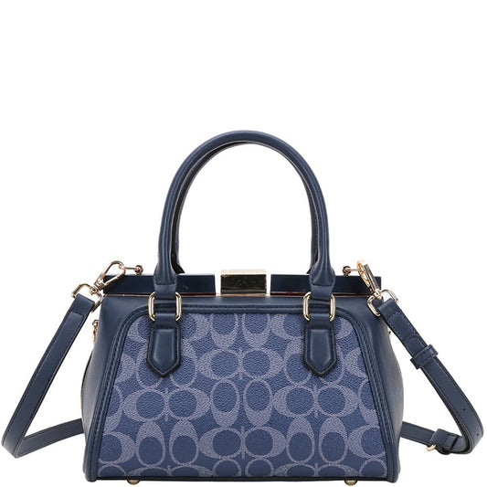 Fashion Oval Pattern Handle Satchel XFT-1291