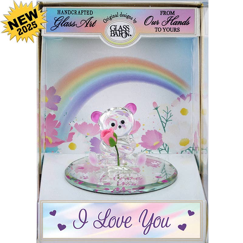K2-S1 168-P: Bear W/Rose "I Love You"