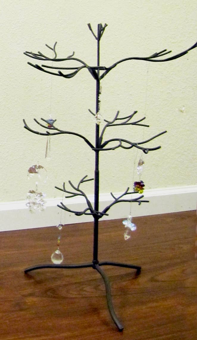 30 pc. Rainbow/Chakra Suncatcher Asst with Tree Display