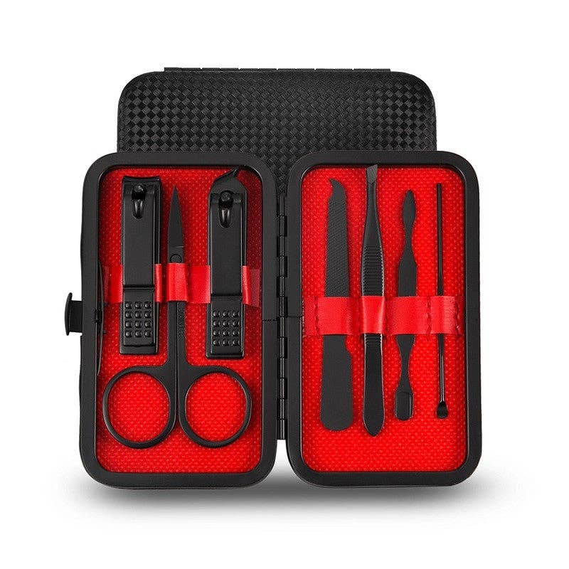 7 Pieces Manicure Pedicure Knife Grooming Nipper Nail Tool Set