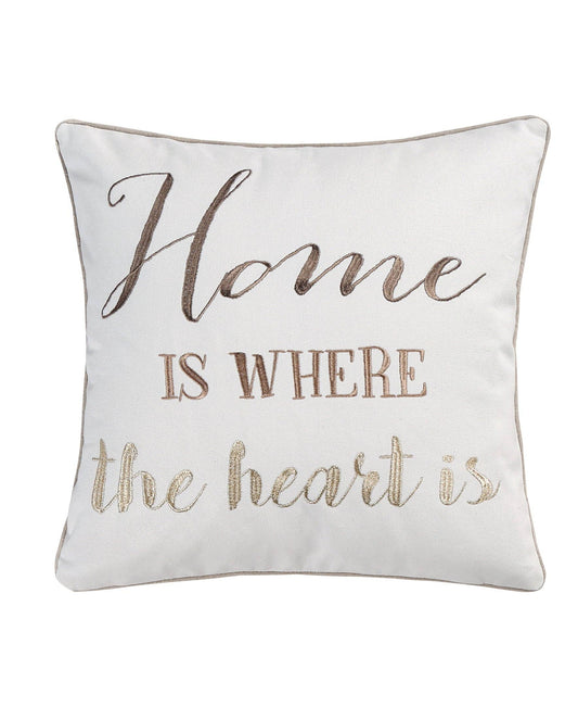 Angelica Linen Home Heart Tassel Pillow