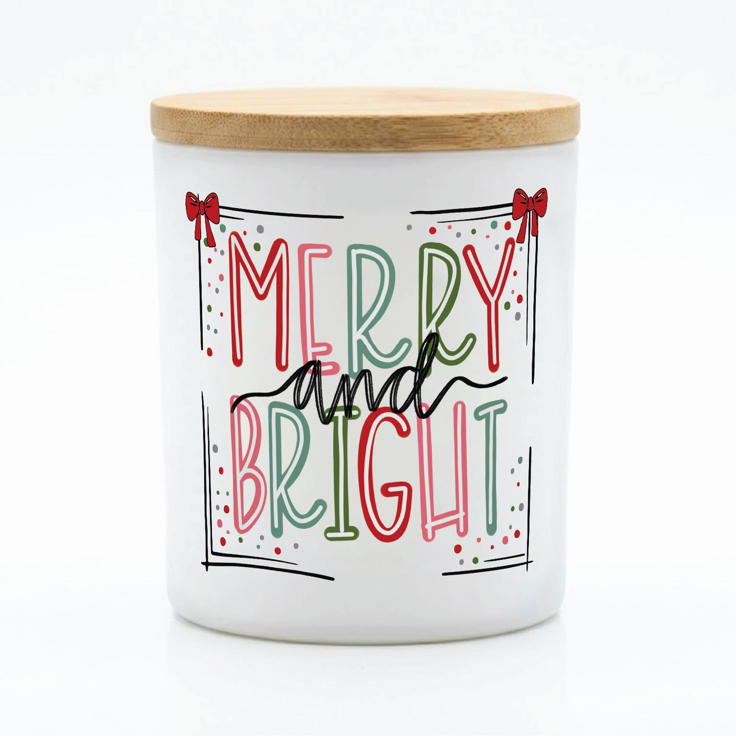 Merry and Bright Christmas Candle | 12 oz Jar