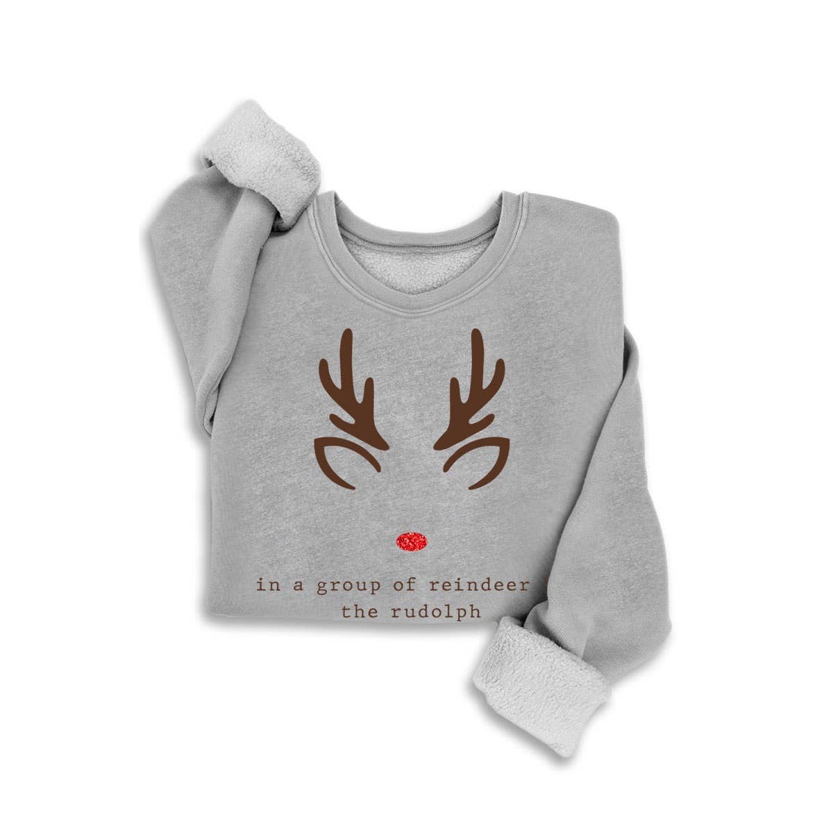 RUDOLPH GLITTER MINERAL SWEATSHIRTS