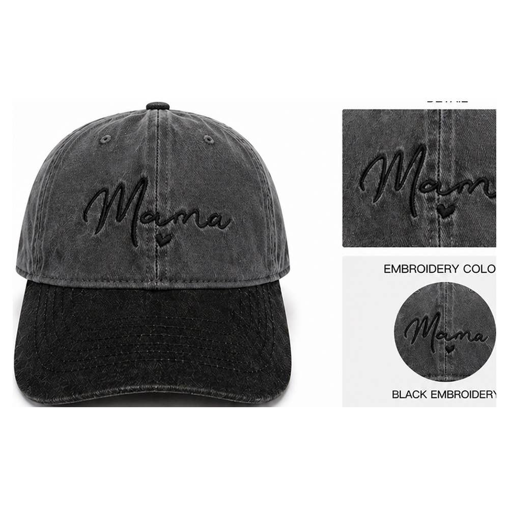 TWO TONE MAMA BASEBALL CAPS, AHT 91714