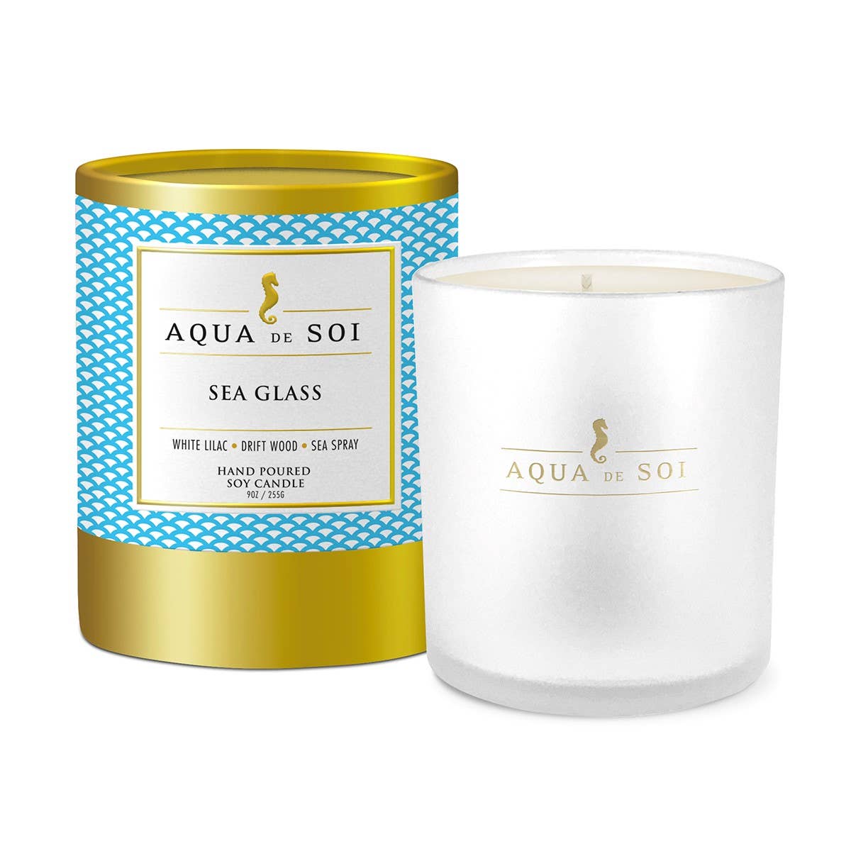 Sea Glass 9 oz Luxe Boxed Candles