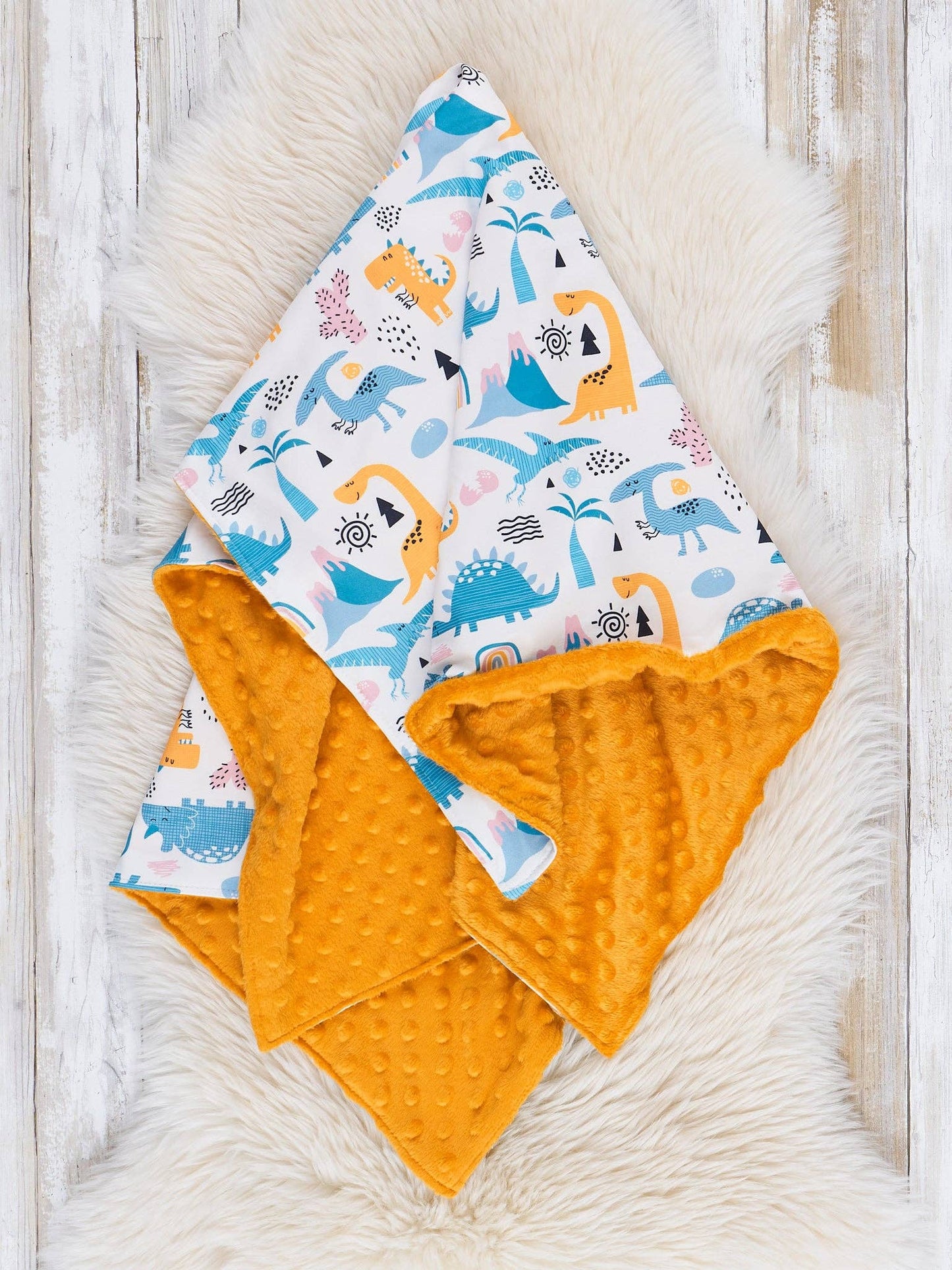 Dino Doze Minky Blanket