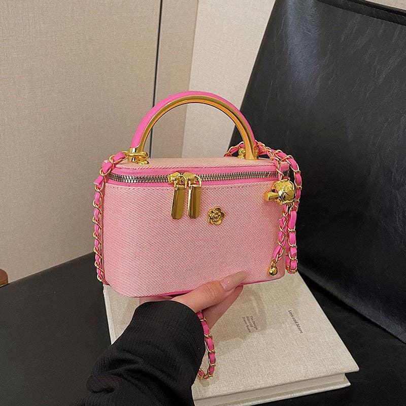 Chanel Style Box Shoulder Handbag Crossbody