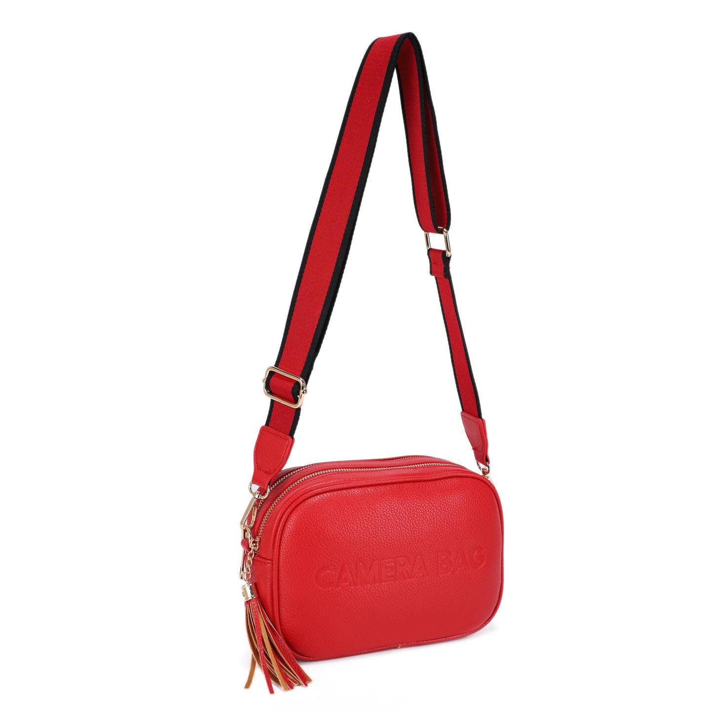 Yanira Double Compartment Crossbody Bag With Tassle