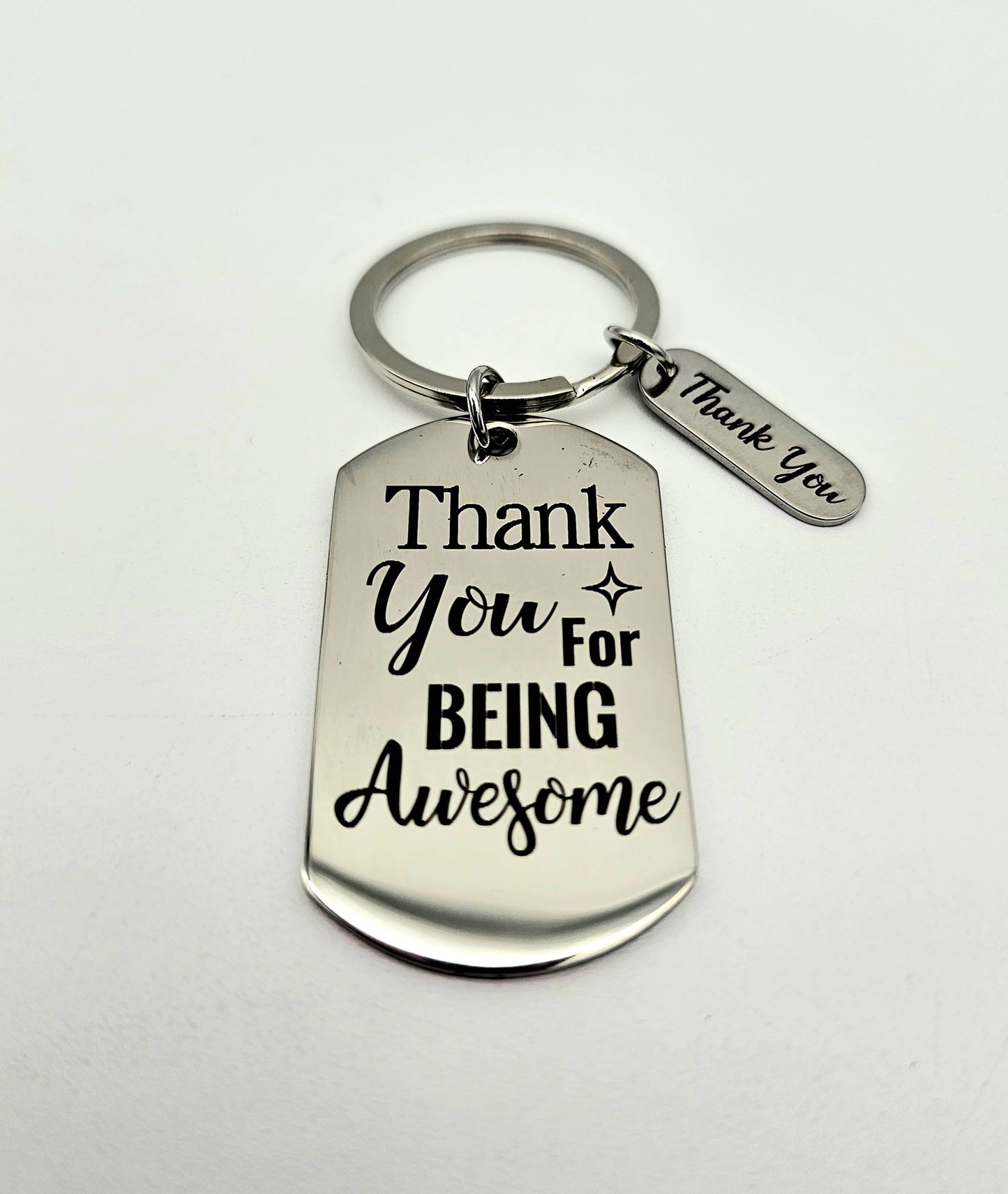 Thank You for Being Awesome Keychain Gift B