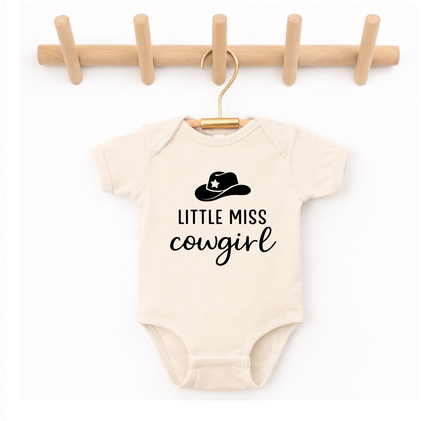 Little Cowgirl Baby Bodysuit, Western Onesie
