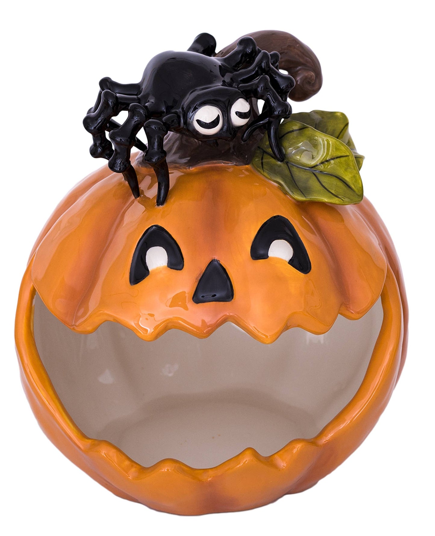 PMPKN SPIDER CANDY BOWL