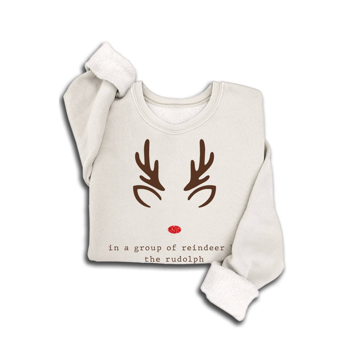 RUDOLPH GLITTER MINERAL SWEATSHIRTS