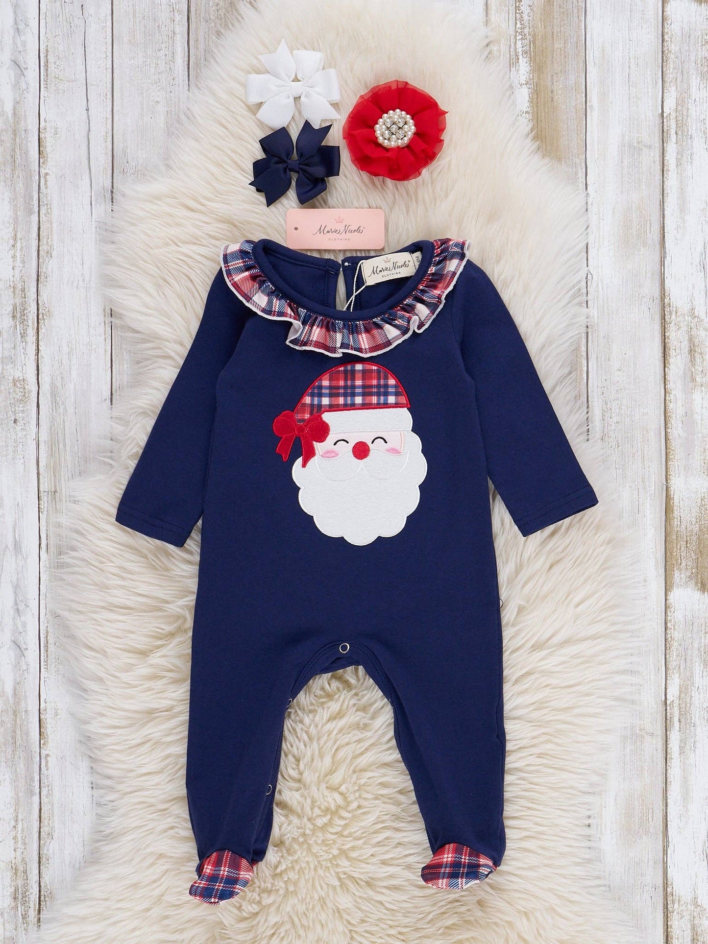 Letter to Santa Embroidered Romper