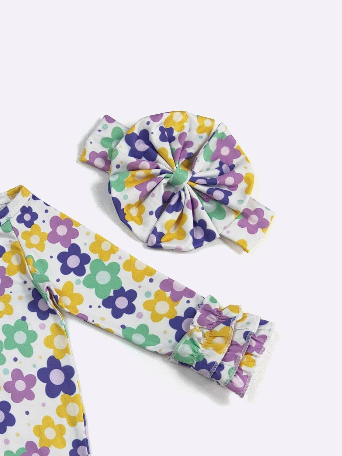 Violet Daisy Baby Gown