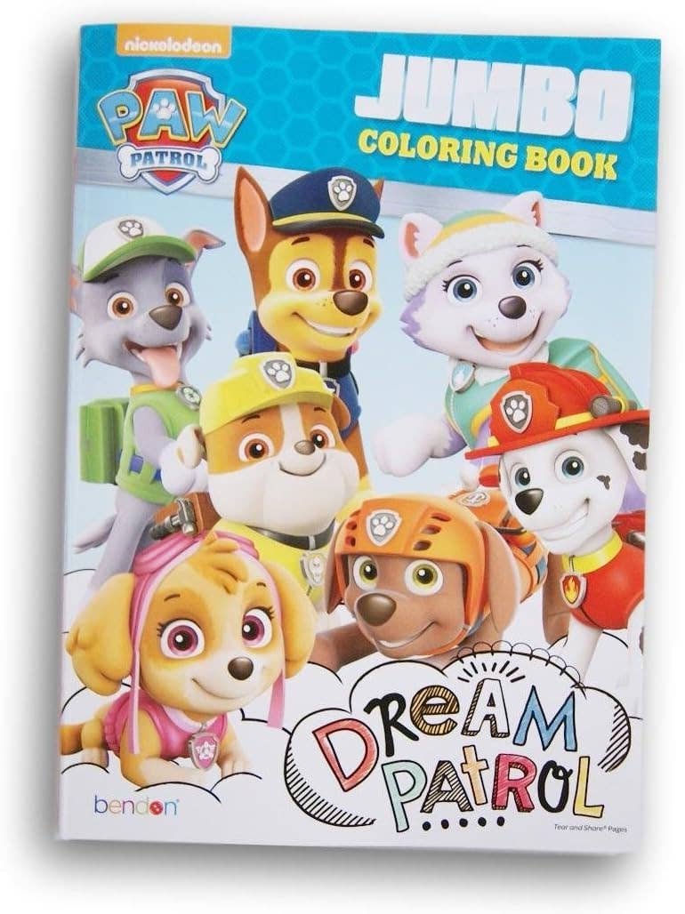 Paw Patrol Jumbo Coloring Book - Dream Patrol