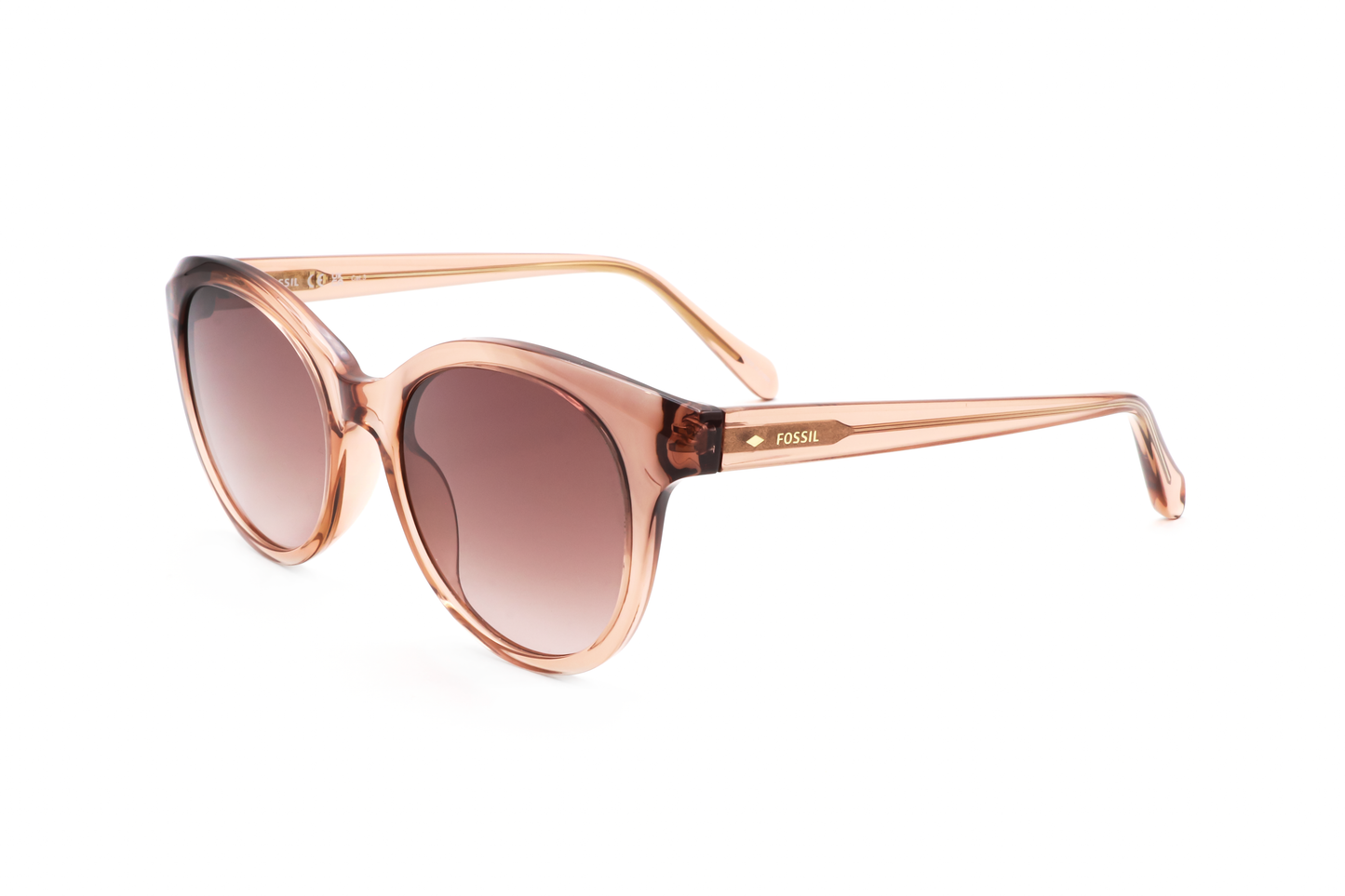 Fossil Women's 53mm Crystal Beige Sunglasses