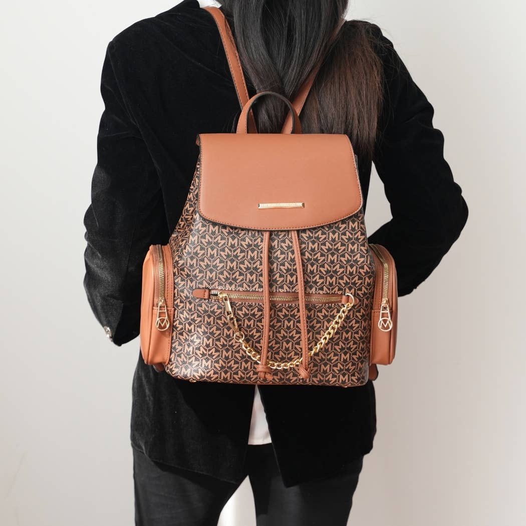 MKF Issah Backpack Women's Stylish & Functional Monogram