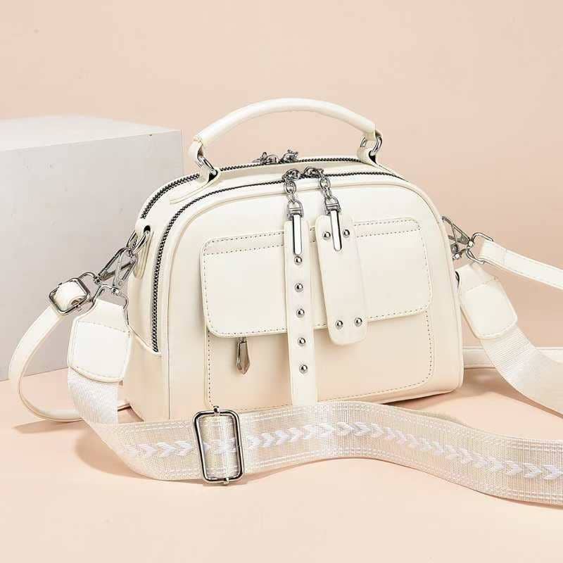 Chic colorblock handbag crossbody bag