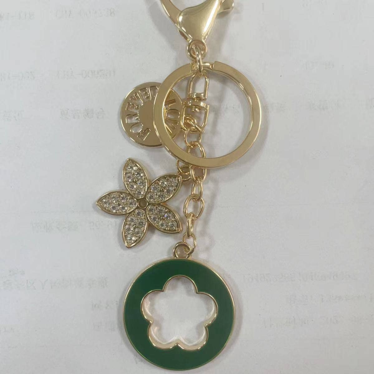 Clover Keychain Bag Car Charm