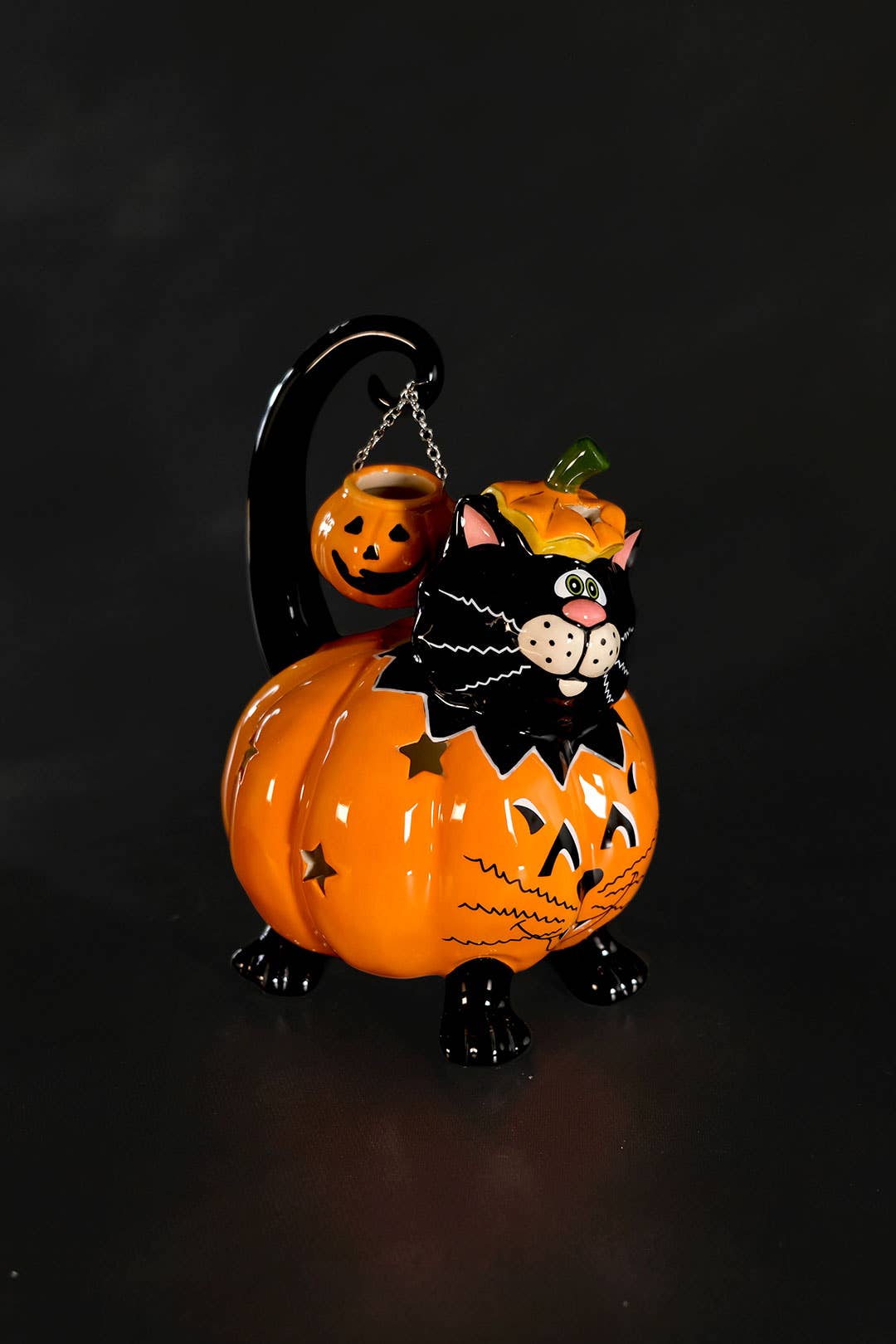 Halloween Cat Figurine