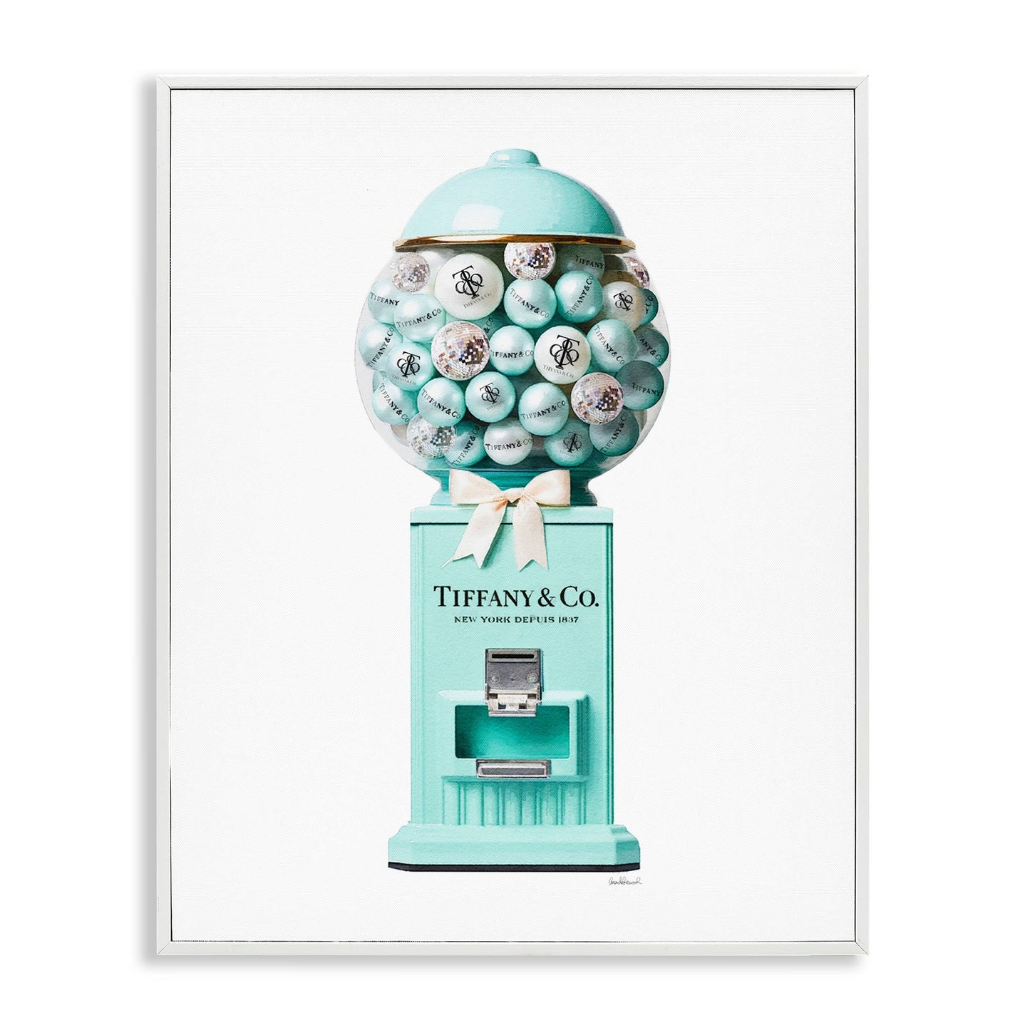 Turquoise Fashion Candy - Framed Wall Art