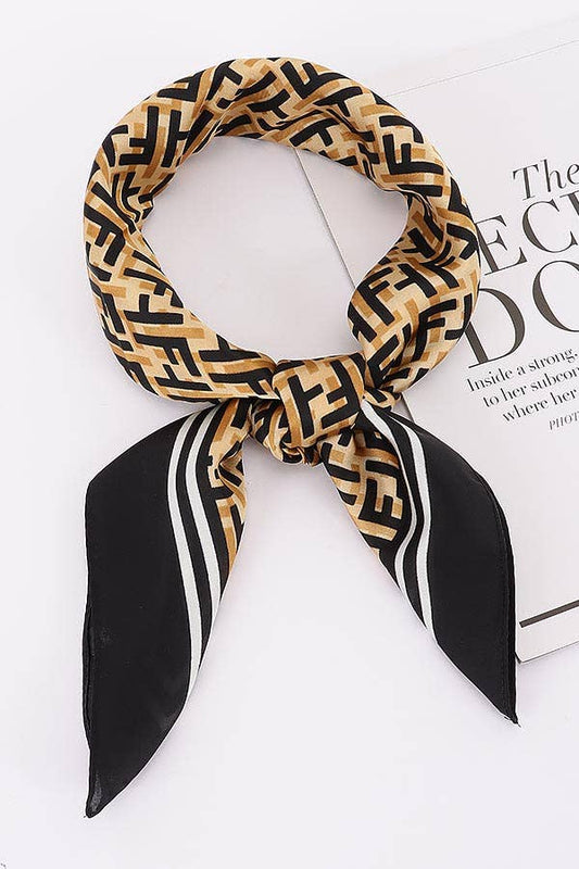 Multi Print Bandana Scarf