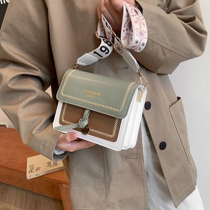 Fashion Vintage Crossbody Shoulder Bag Square
