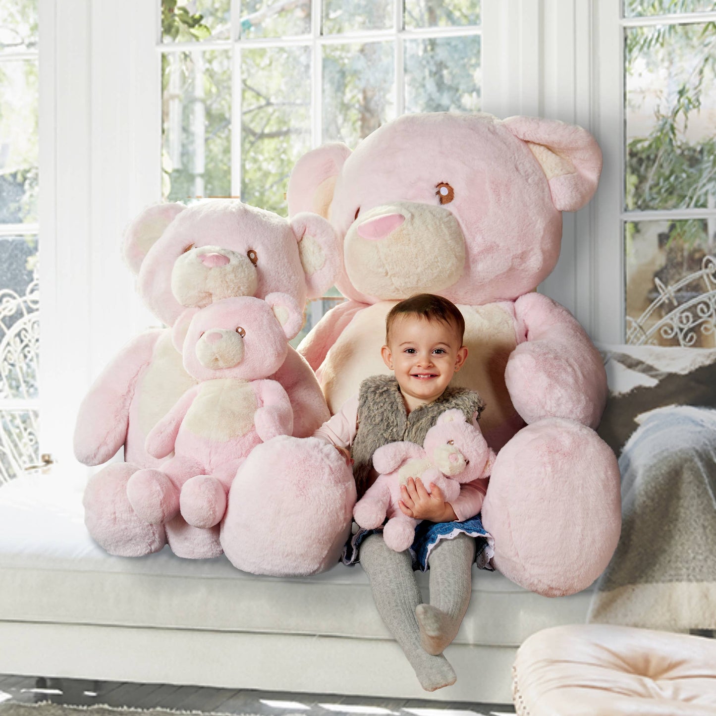10IN BABY BEAR-PINK