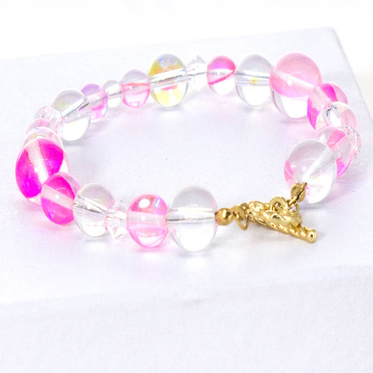 Mermaid Bead Bracelet with Toggle