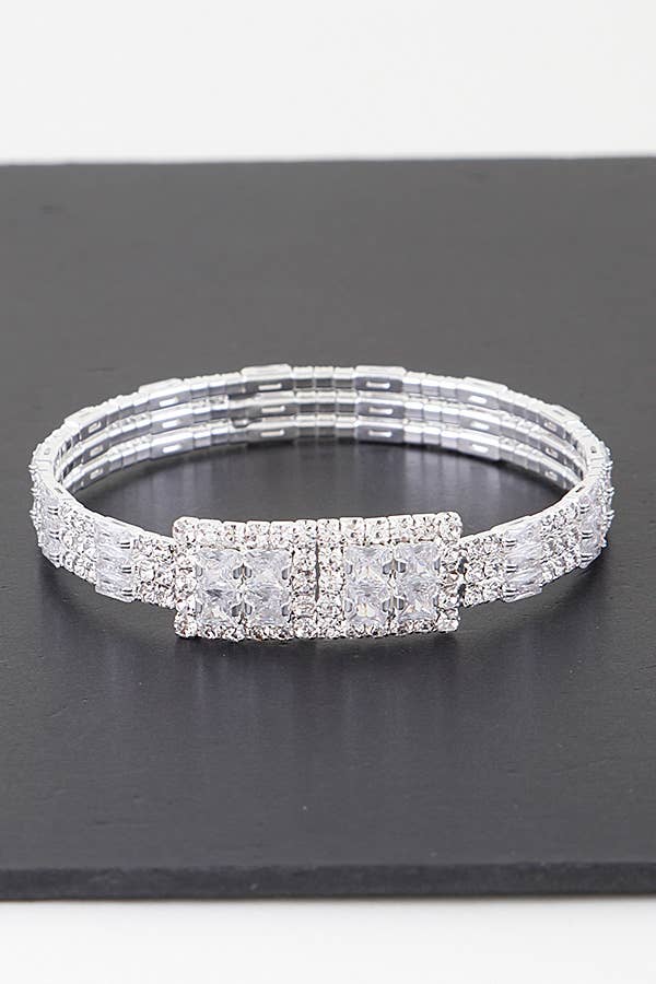 Multi Cubic Zirconia Bracelet