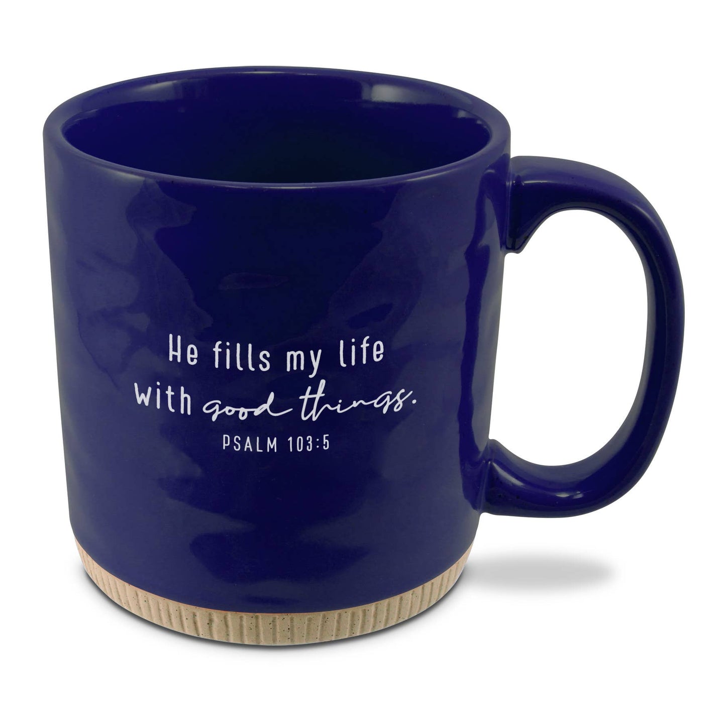 LCP Happy 16oz Blue Mug Travel Mug