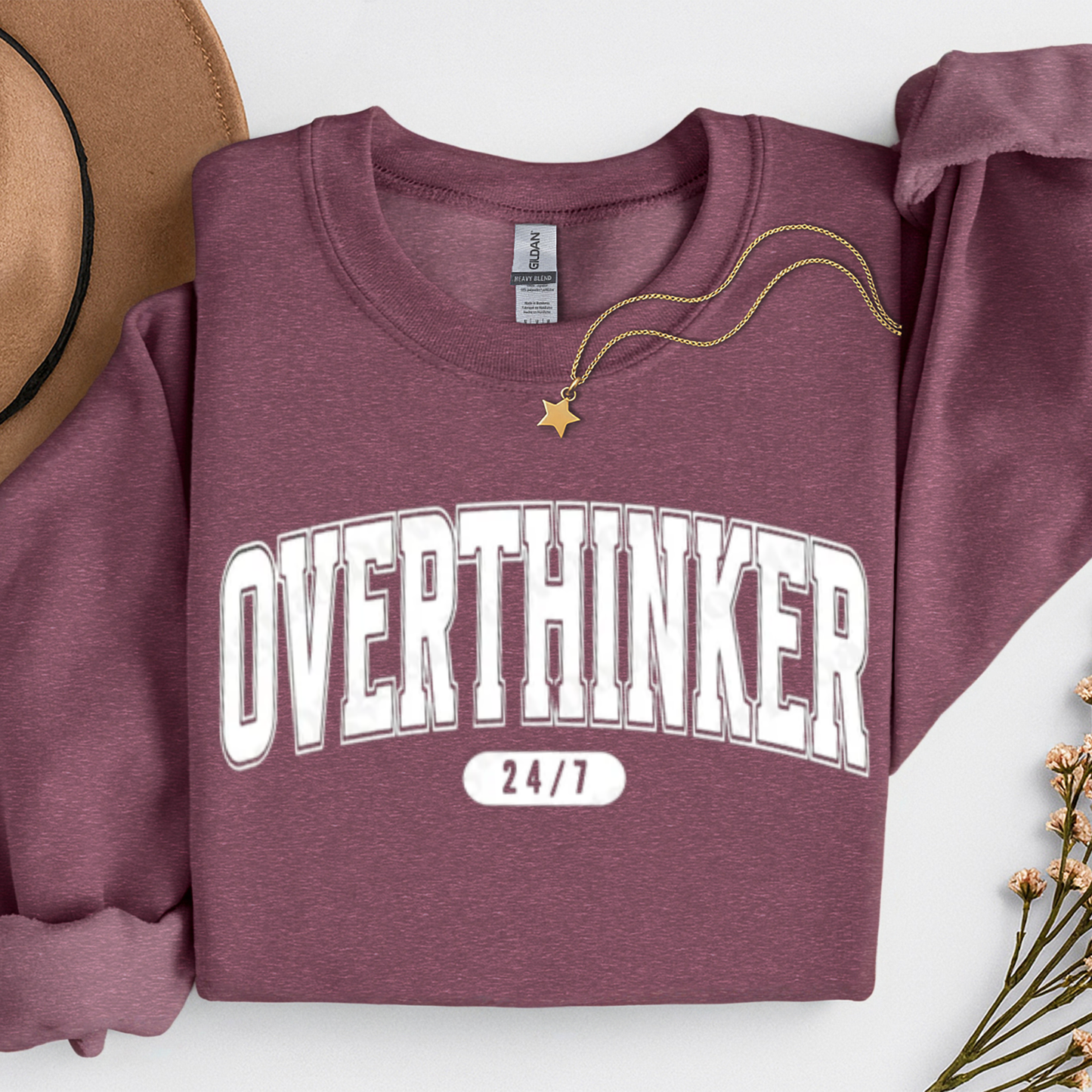 Overthinker 24/7 Graphic Sweater