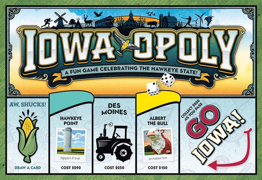 Iowa-Opoly (state) Board Game