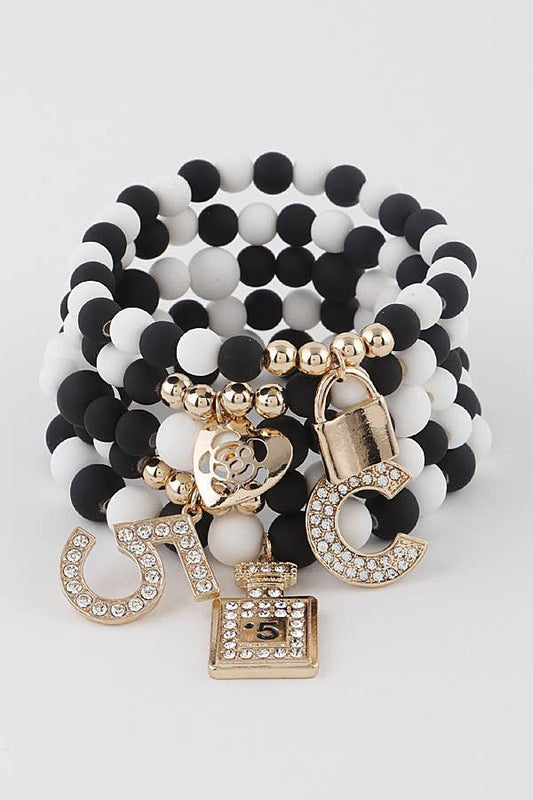 Beaded Luxury Charms Bracelet MB1239