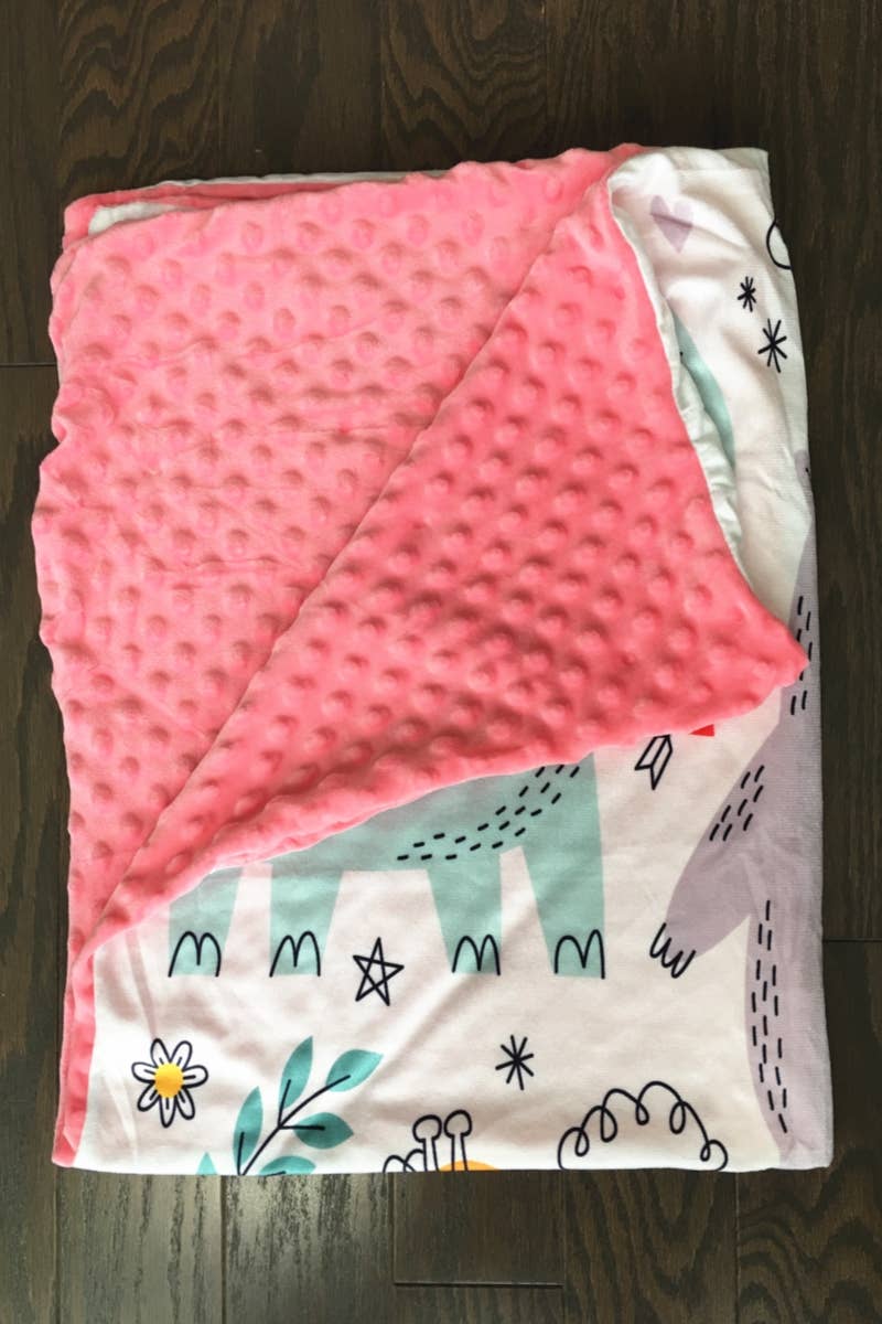 ANIMAL PRINT BABY BLANKET