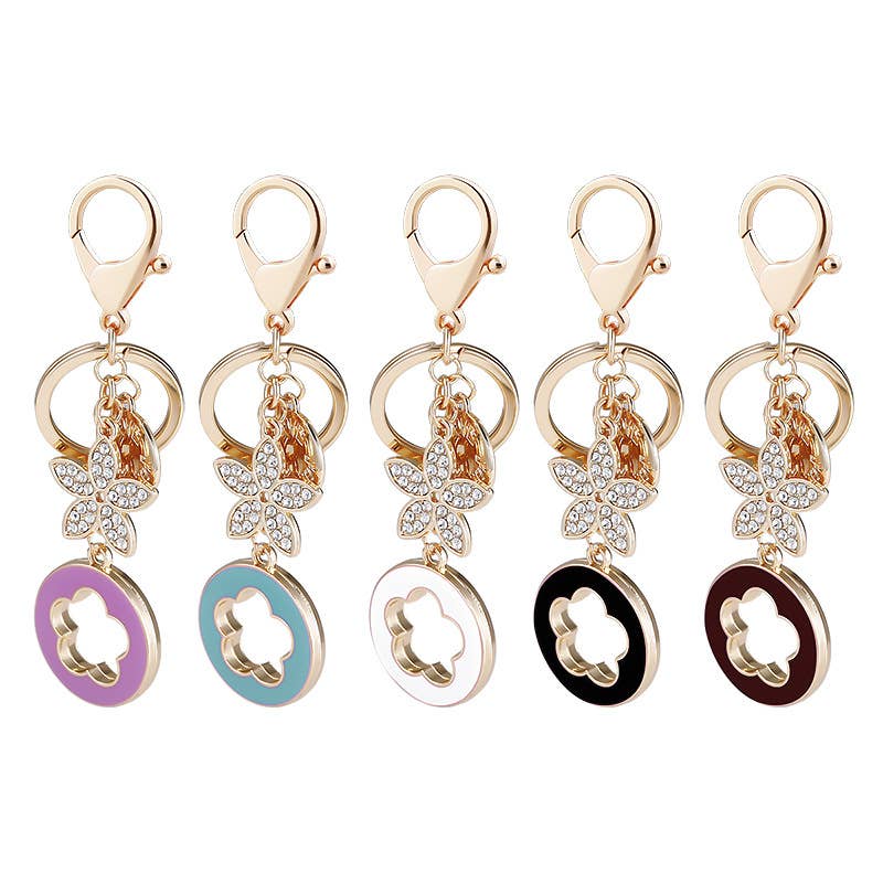 Clover Keychain Bag Car Charm