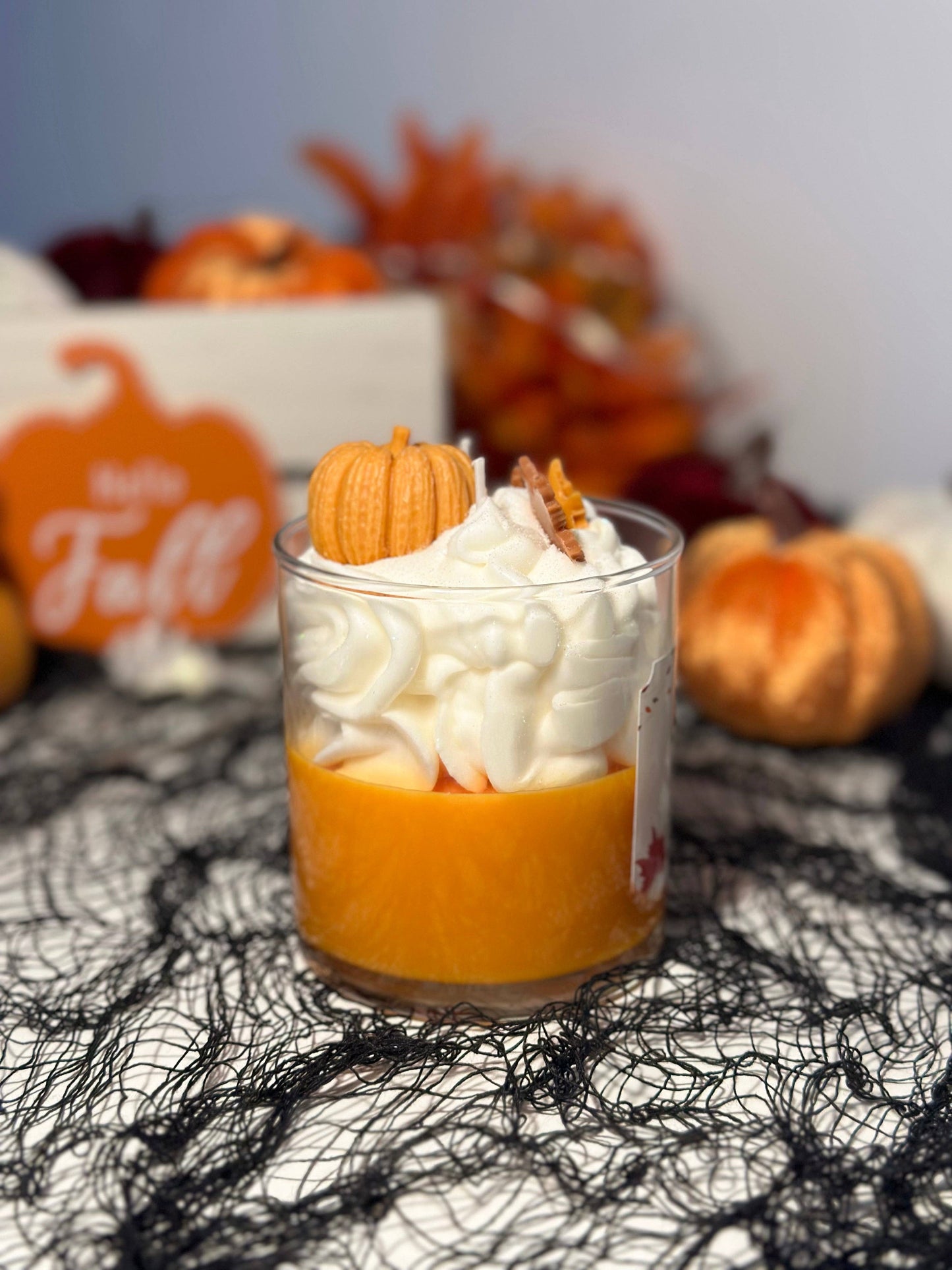 Pumpkin Spice Latte Candle – pumpkin scented fall candle