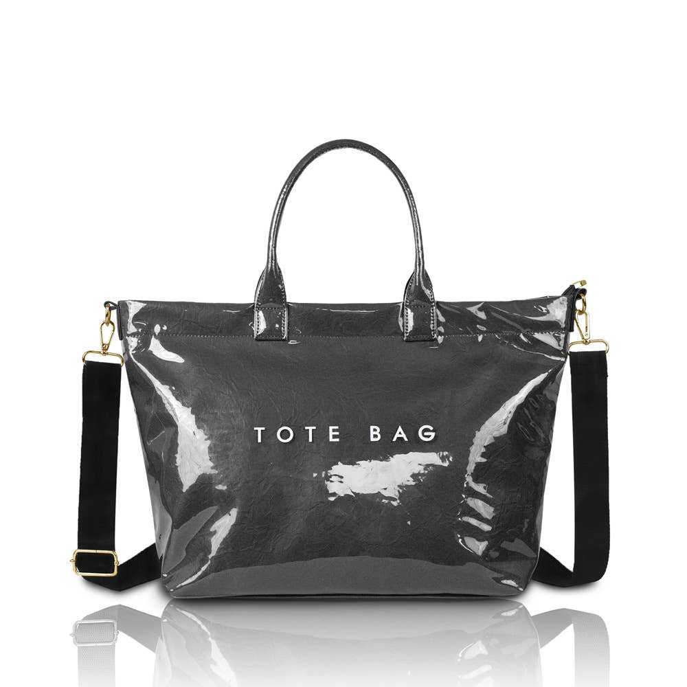 PVC Handbag Letter Tote Bag Crossbody Bag