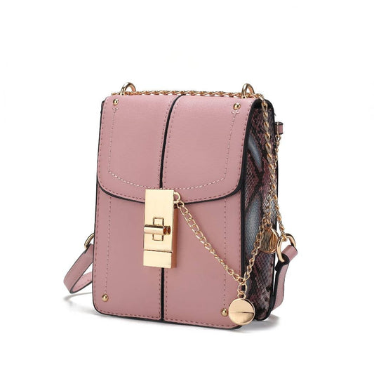 Iona Crossbody Handbag Vegan Leather Women By Mia K