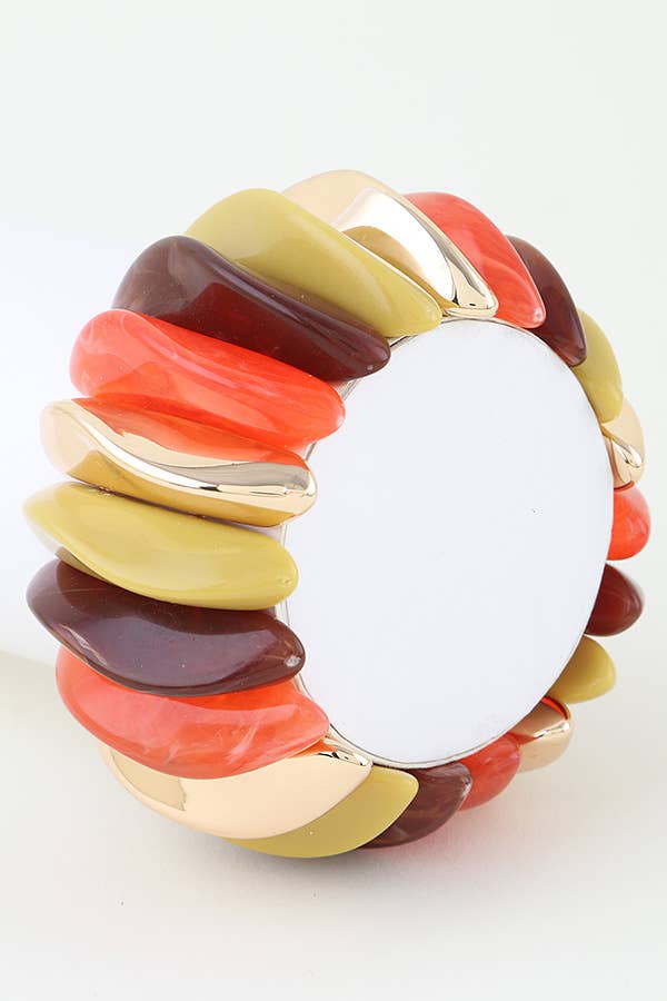 Bold Resin Chunky Bracelet Collection 1NJB-5087