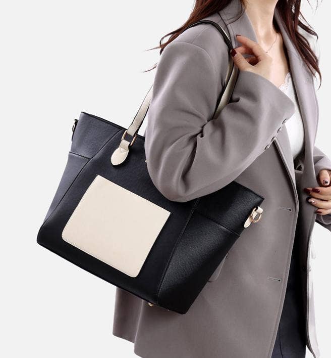 Stylish shoulder bag three piece set