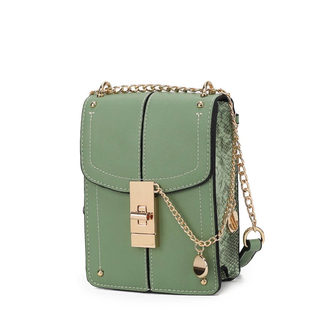 Iona Crossbody Handbag Vegan Leather Women By Mia K