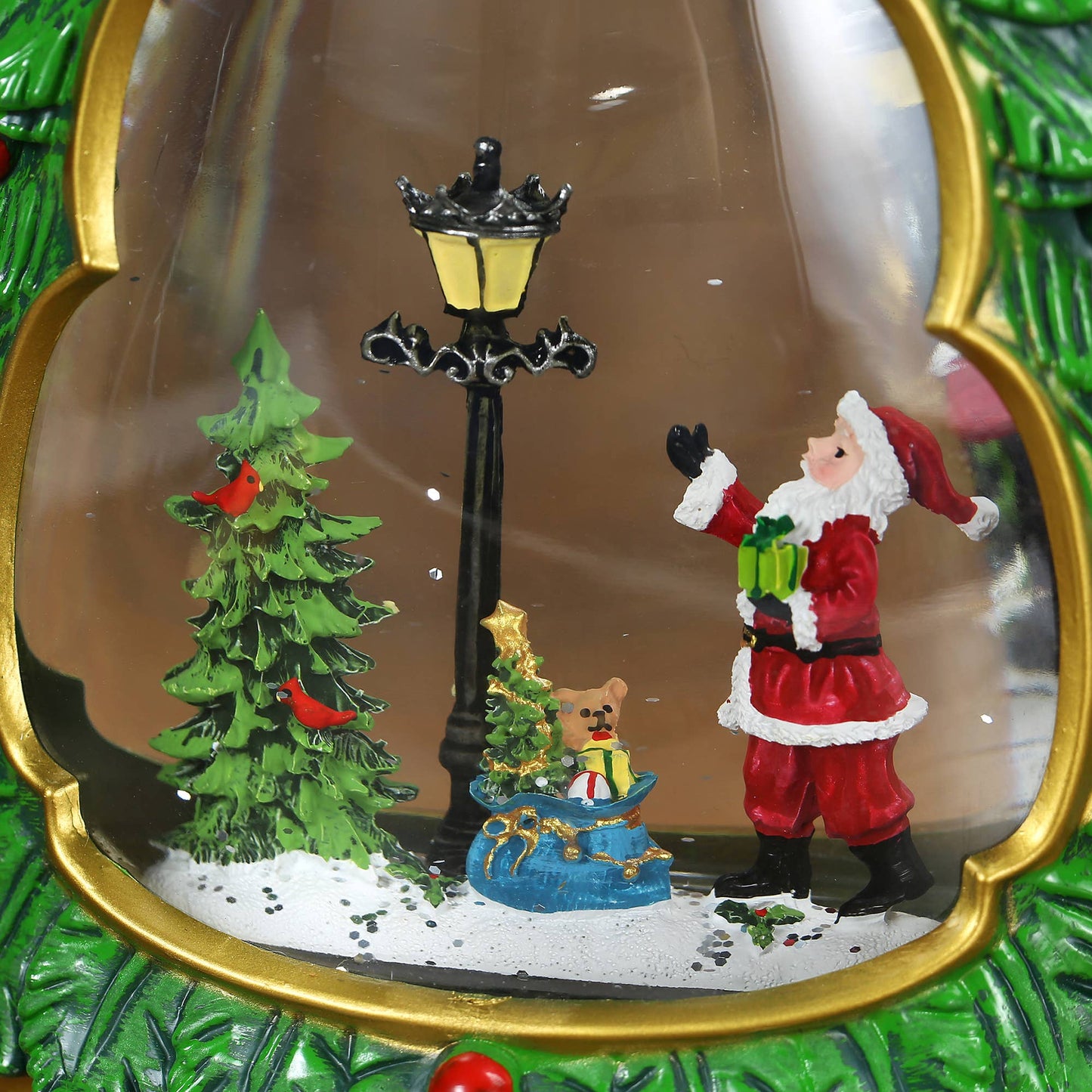 Christmas Musical Lighted Water Glitter Snow Globe Lamp