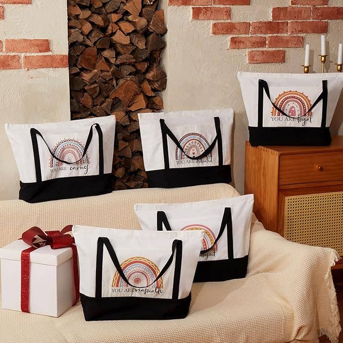 Inspirational Appreciation Tote Bag for Teacher & Staff